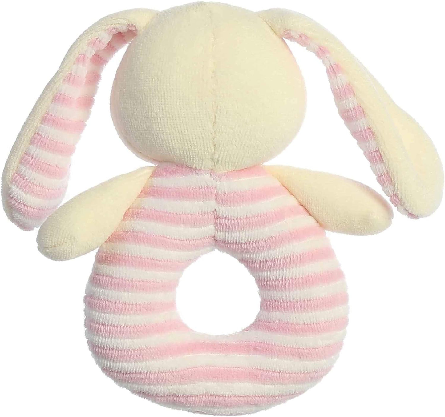 Ebba - Naturally Baby - 6" Naturally Bonnie Baby Ring Rattle