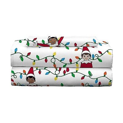 Twin 3 Pieces Elf on the Shelf Flannel Kids' Sheet Set