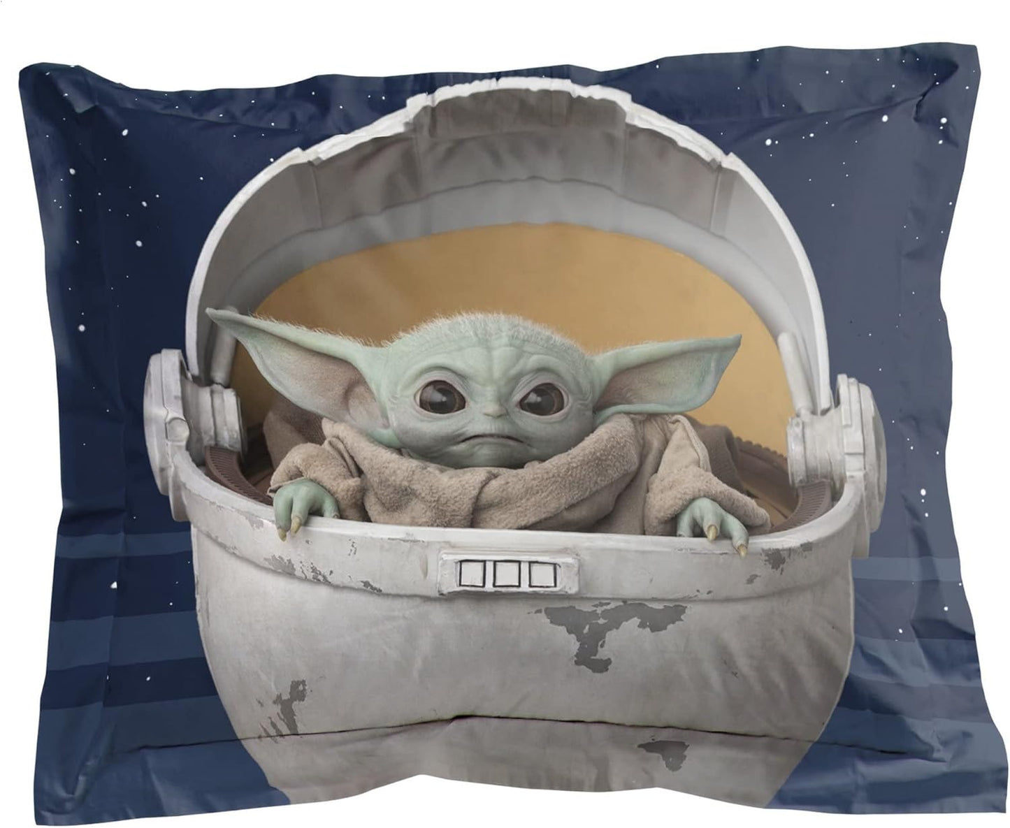 Star Wars Mandalorian Twin/Full Reversible Comforter and Sham 2 piece set