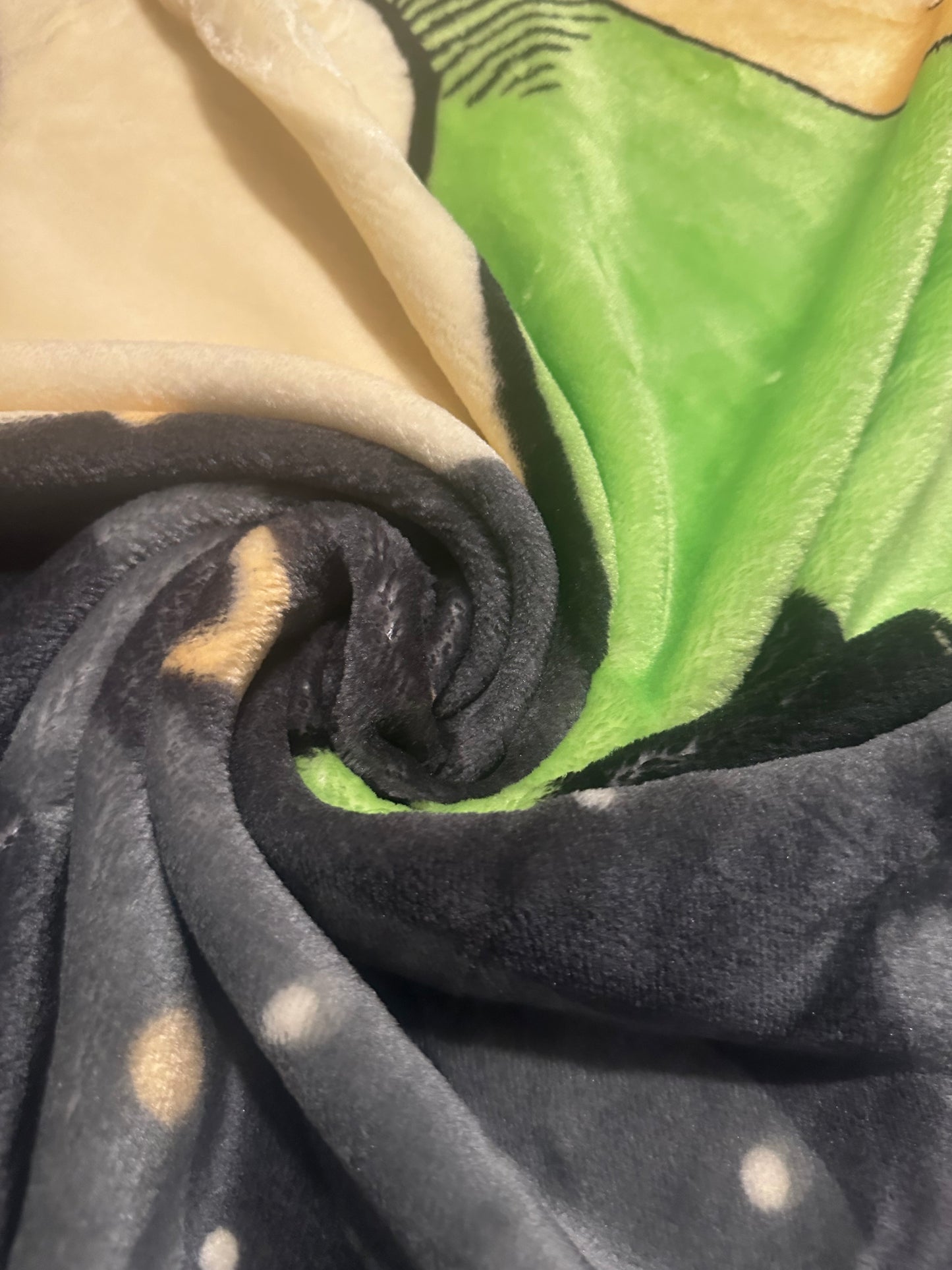 Tinkerbell Twin Plush Blanket Super Soft "Neon Moon"