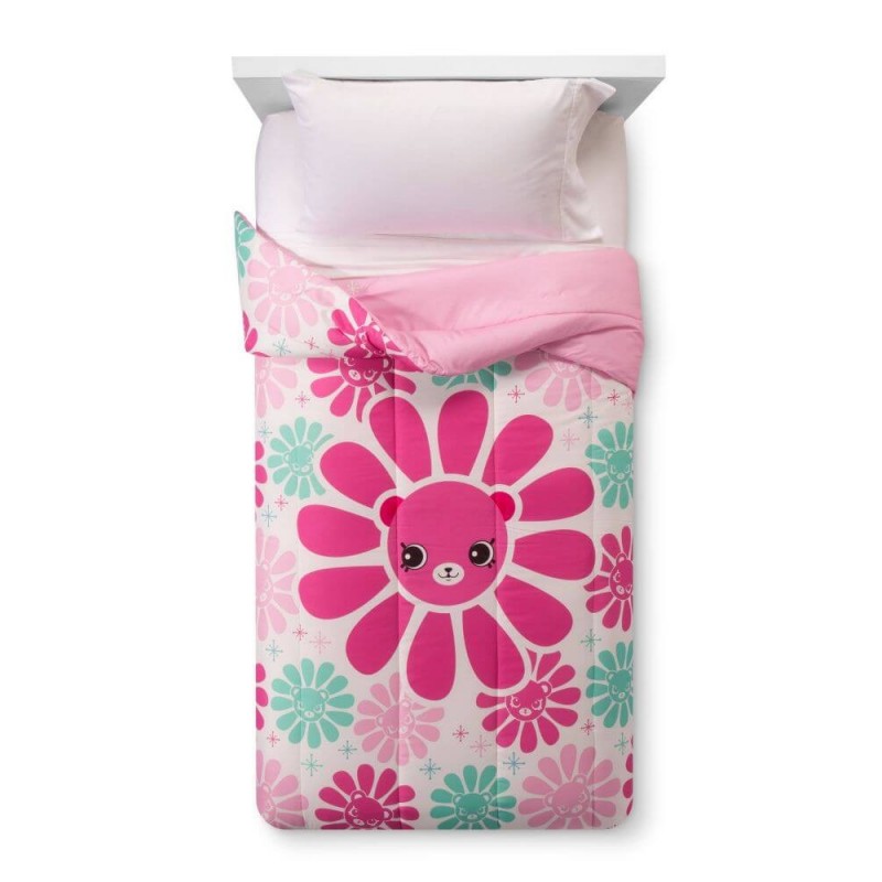 Shopkins Happy Places Microfiber Size Full Comforter Pink White