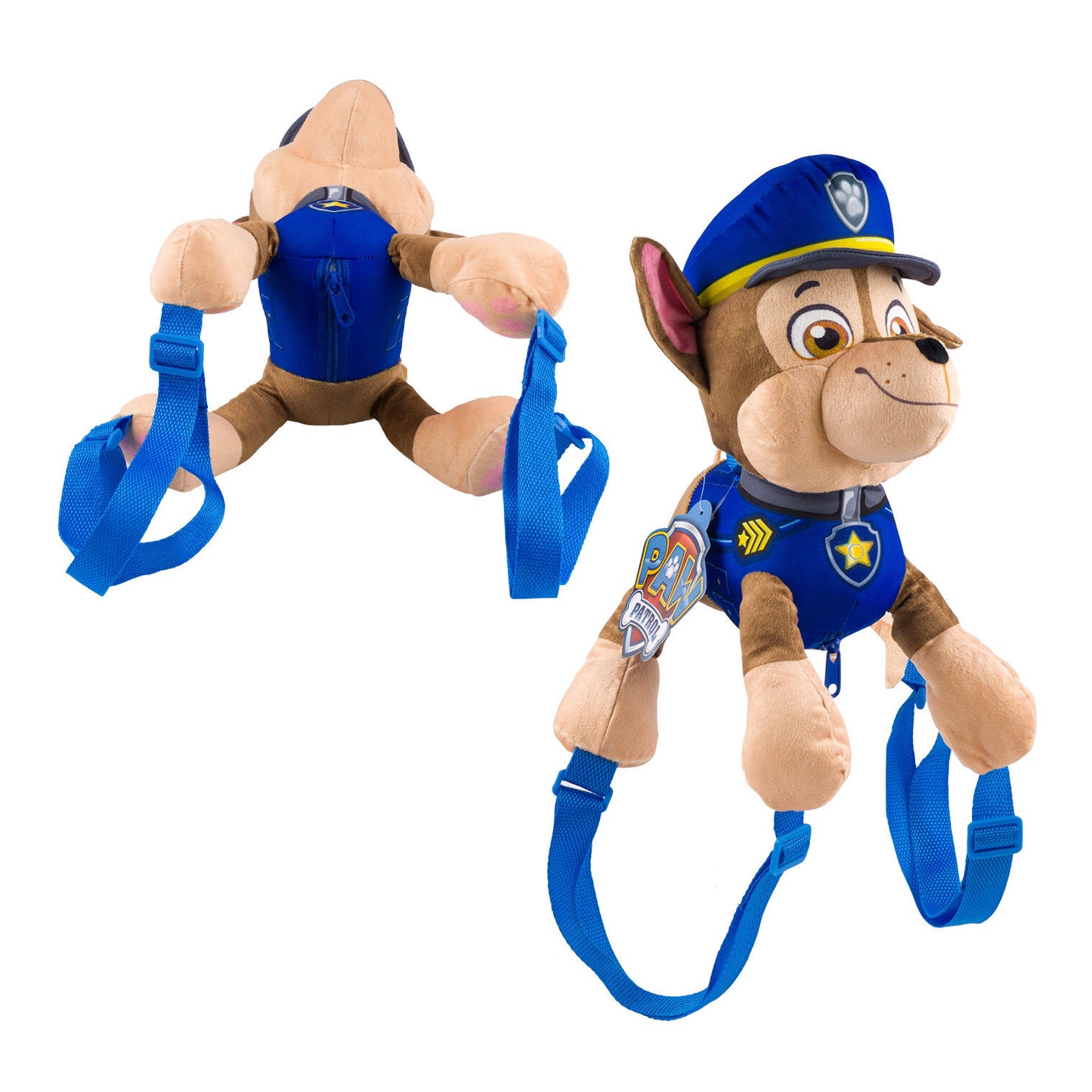 Paw Patrol Chase Plush Doll With Straps- 18" Backpack