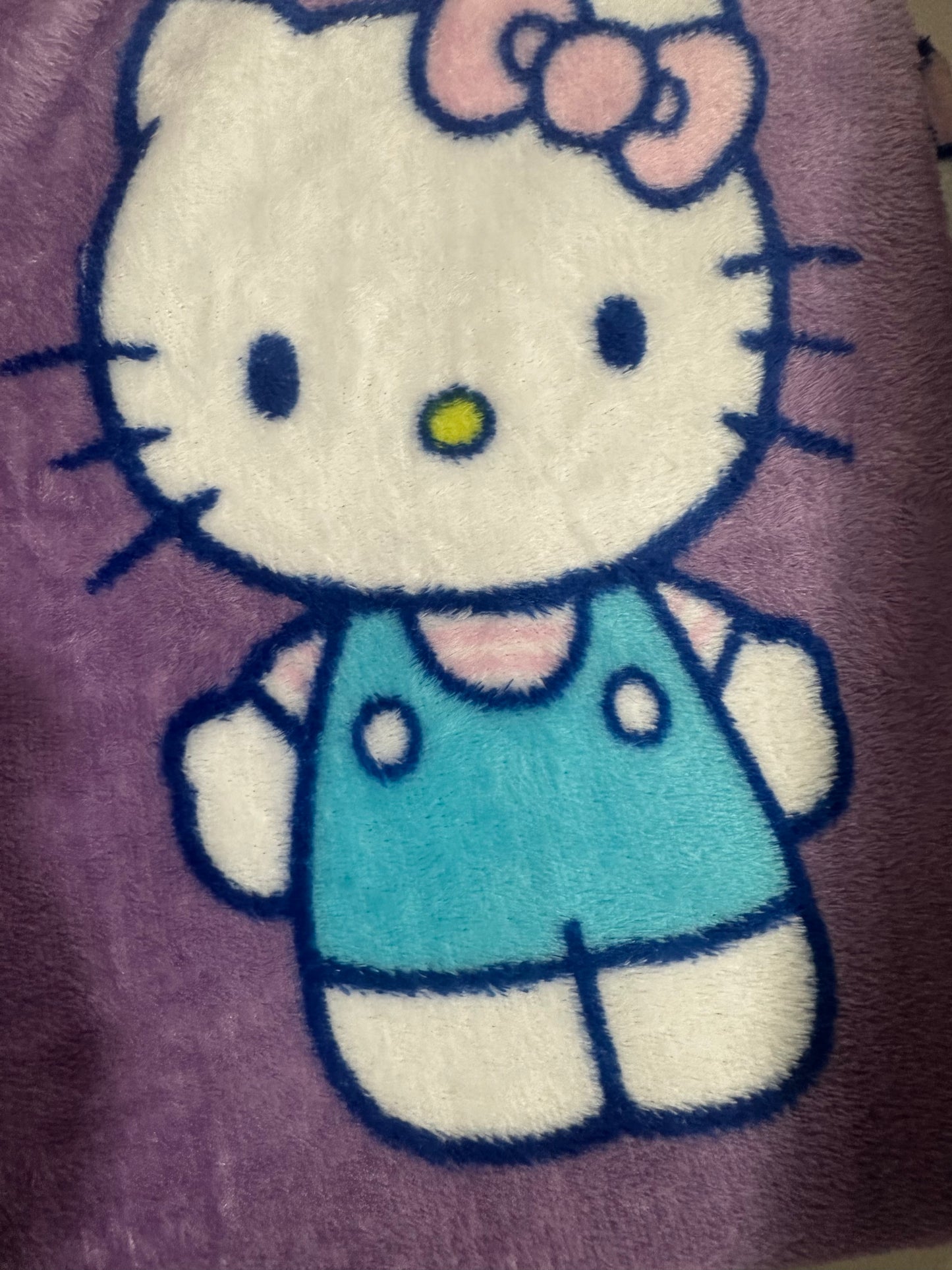 Hello Kitty and Friends Fleece Throw Blanket, Clouds and Rainbows 50"x70"