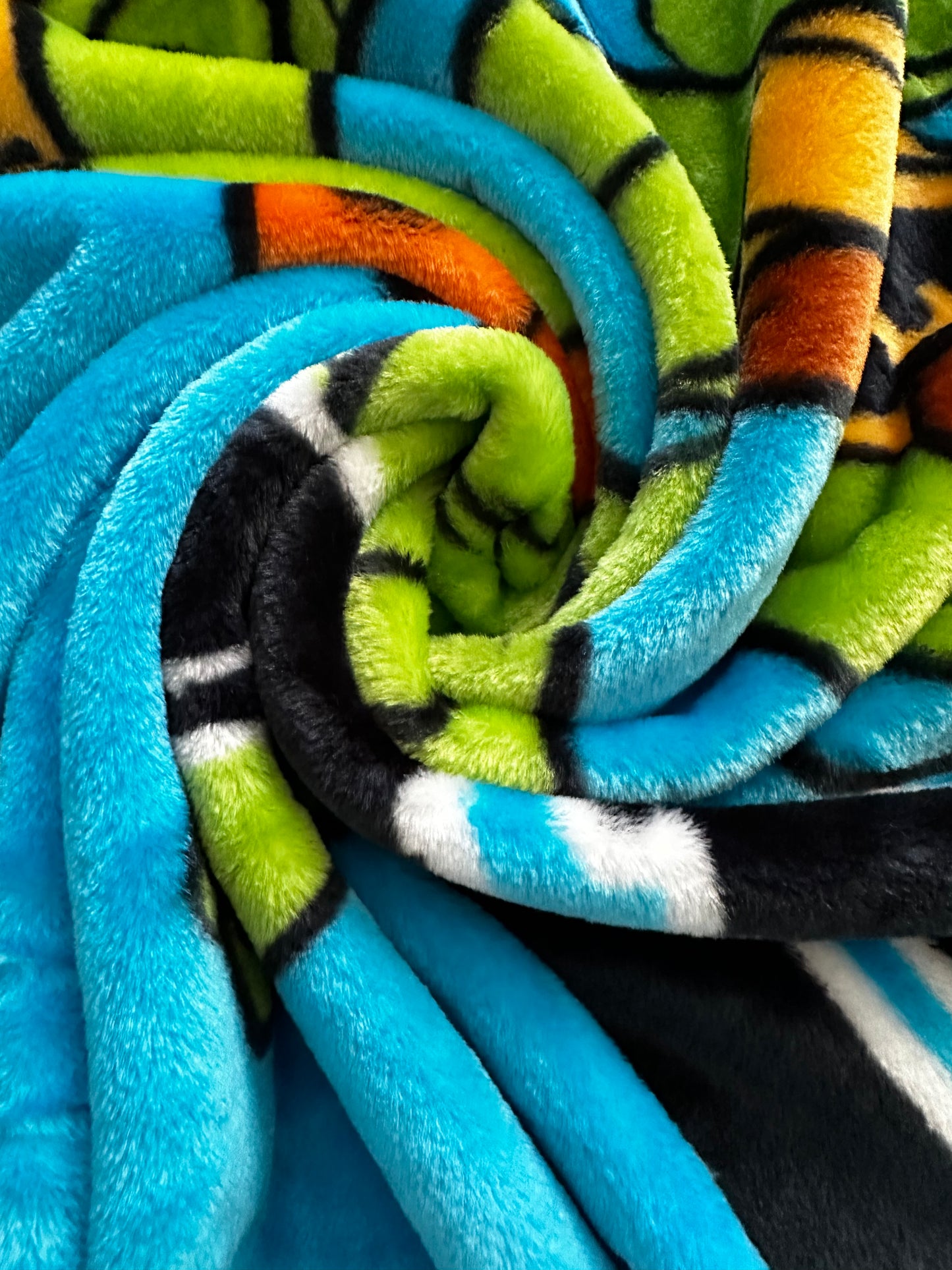 TMNT Mayhem Ninja Turtles Plush 60"x80" Twin Size Blanket