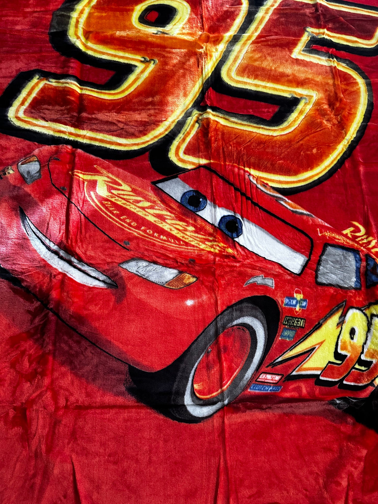 Disney Cars 95 Super Soft Twin Size Plush Blanket 60"x80"