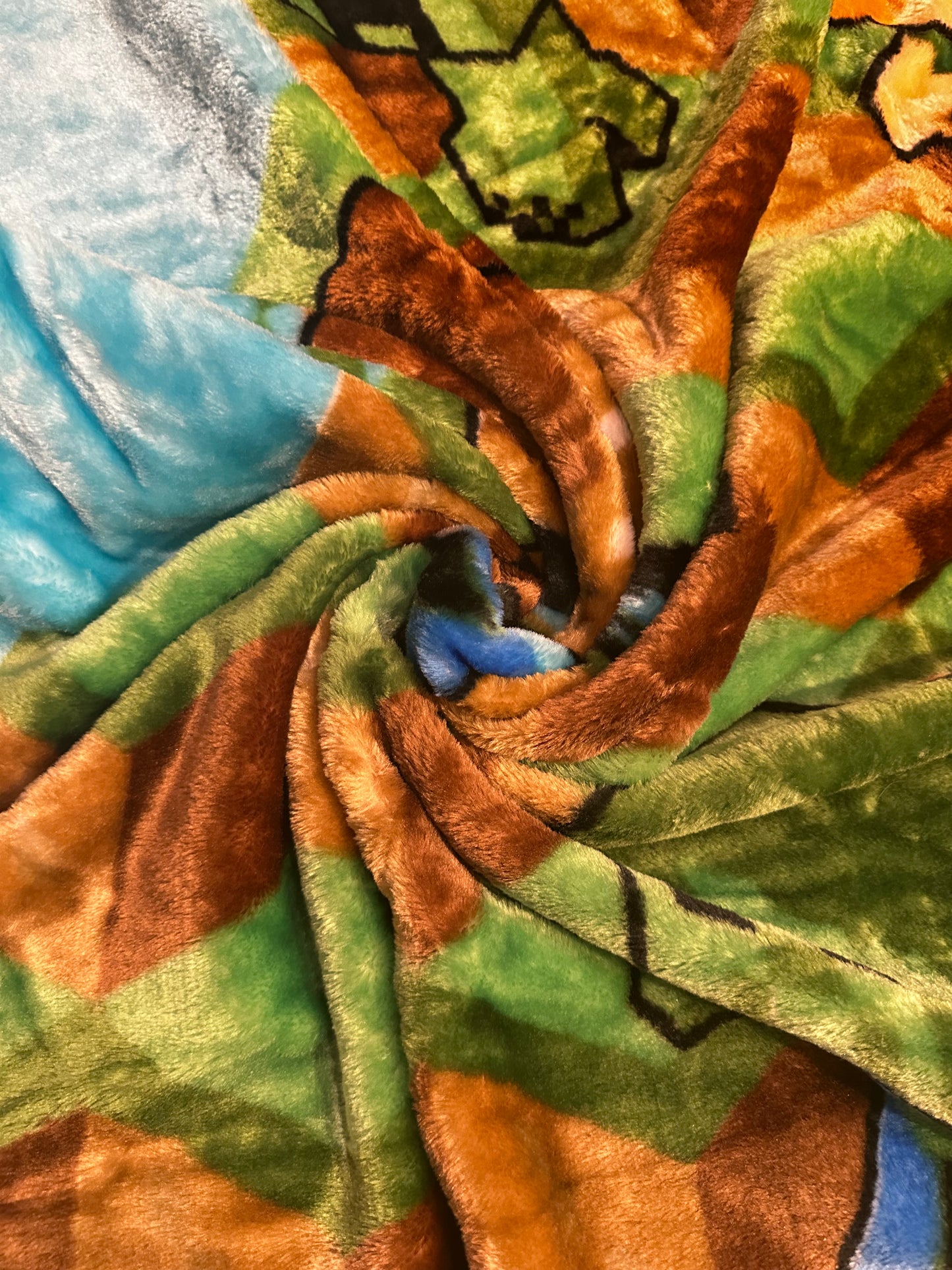 Minecraft Plush 60"x80" Twin Size Blanket