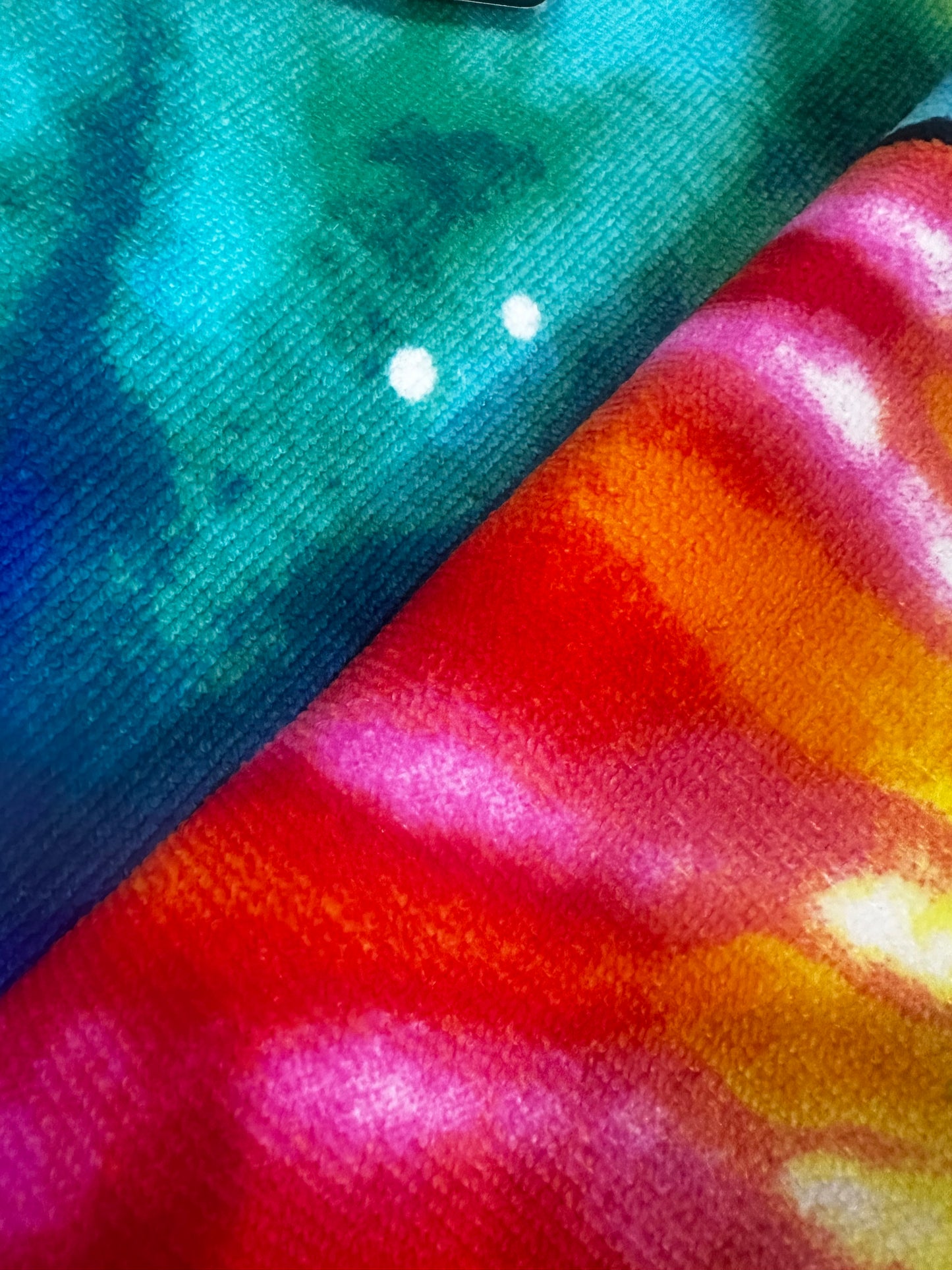 Among Us Beach Bath Towel 54x27 inch Microfiber Imposters Gaming Tie-Dye