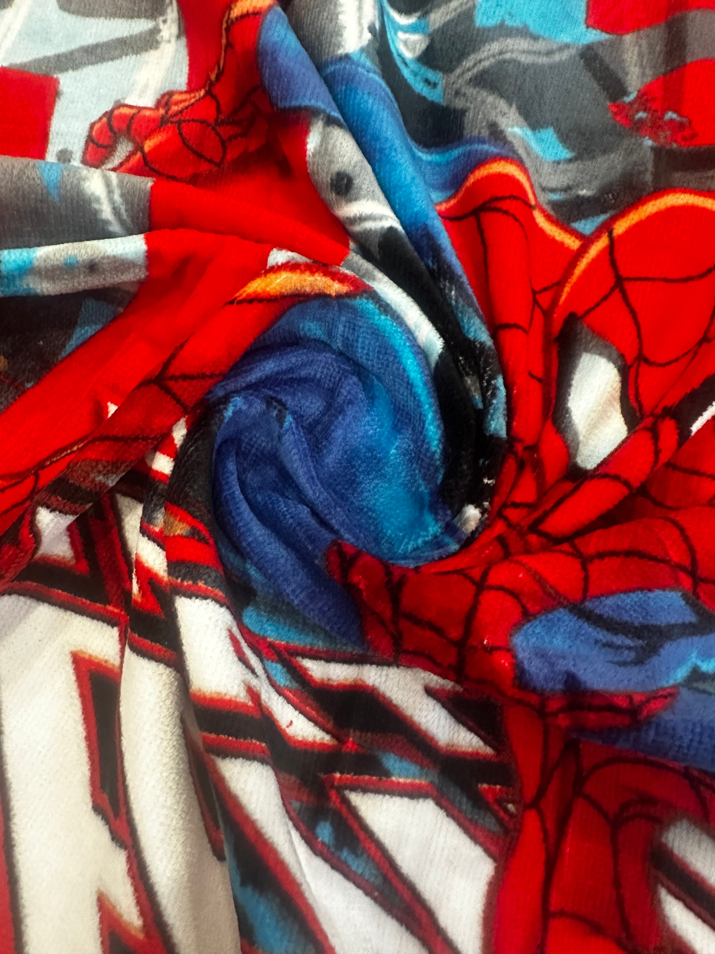 Marvel Spiderman Super Spy Fiber Reactive 100% Cotton Beach Bath Towel