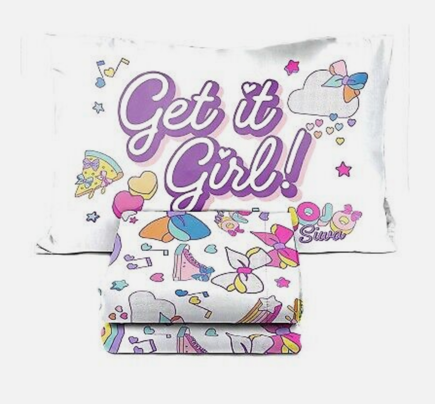 Jojo Siwa Unicorns Reversible Twin Bedding Comforter Set (5 Piece Set)