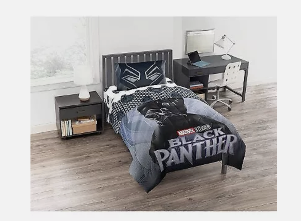 Black Panther 2 Twin Comforter - Kids Bedding Comforter Only