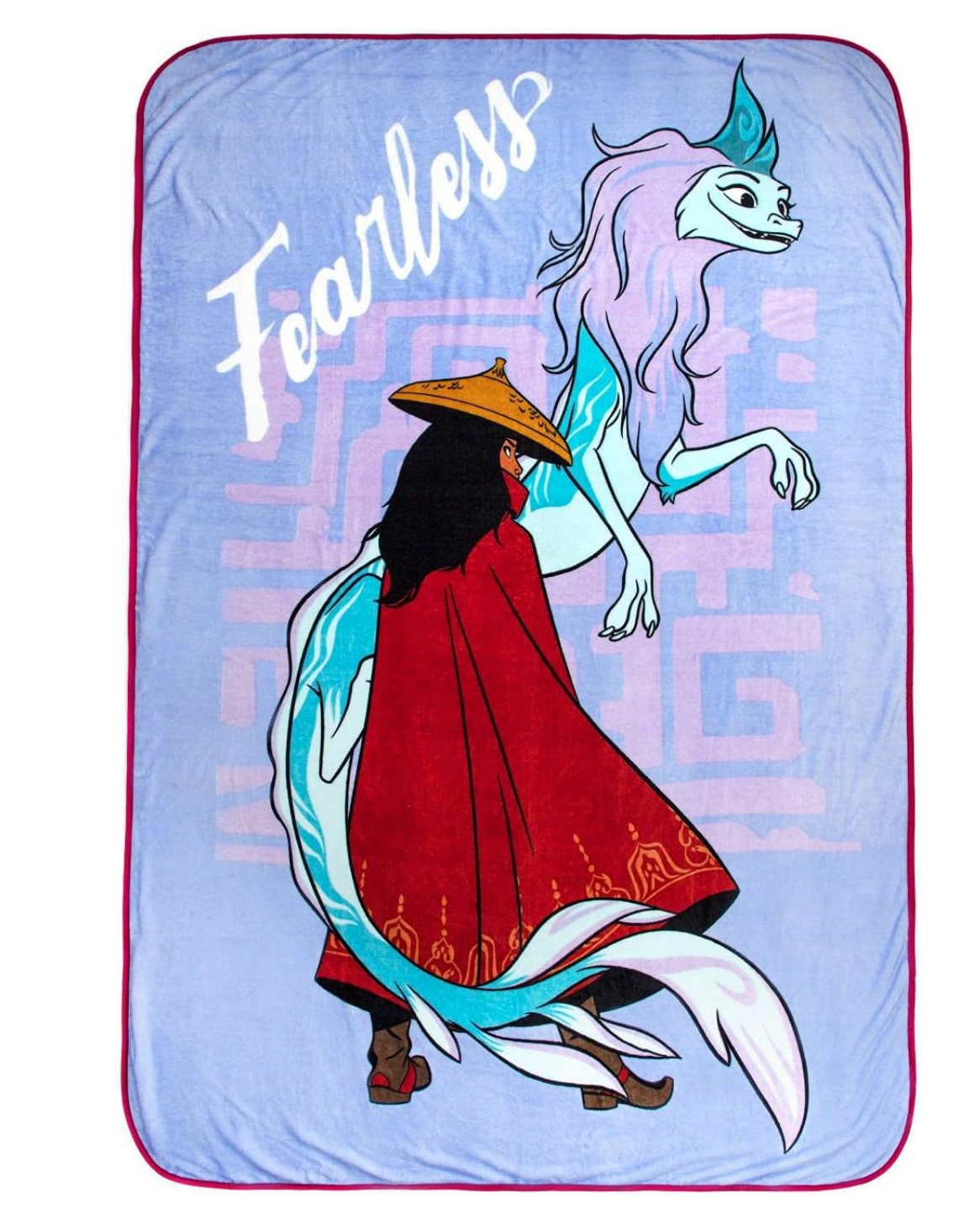 Disney Raya The Last Dragon Twin Size 60"x80" Plush Fleece Blanket