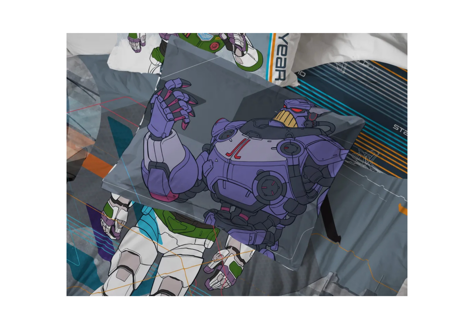 Buzz Lightyear Twin/Full Reversible Comforter and Sham 2 piece set