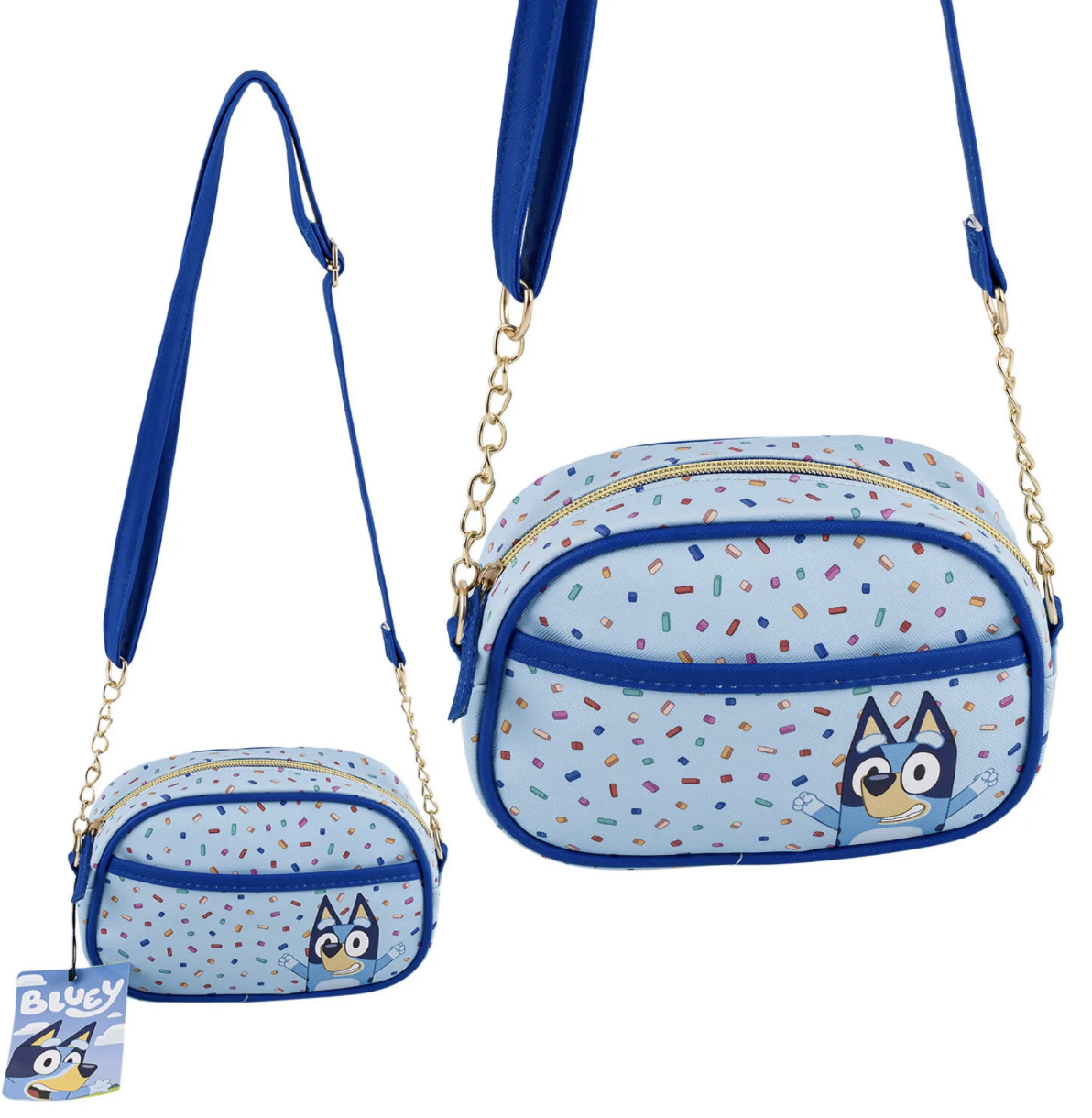 Bluey Crossbody Bag Teens Girls Purse Kawaii Shoulder Camera Bag