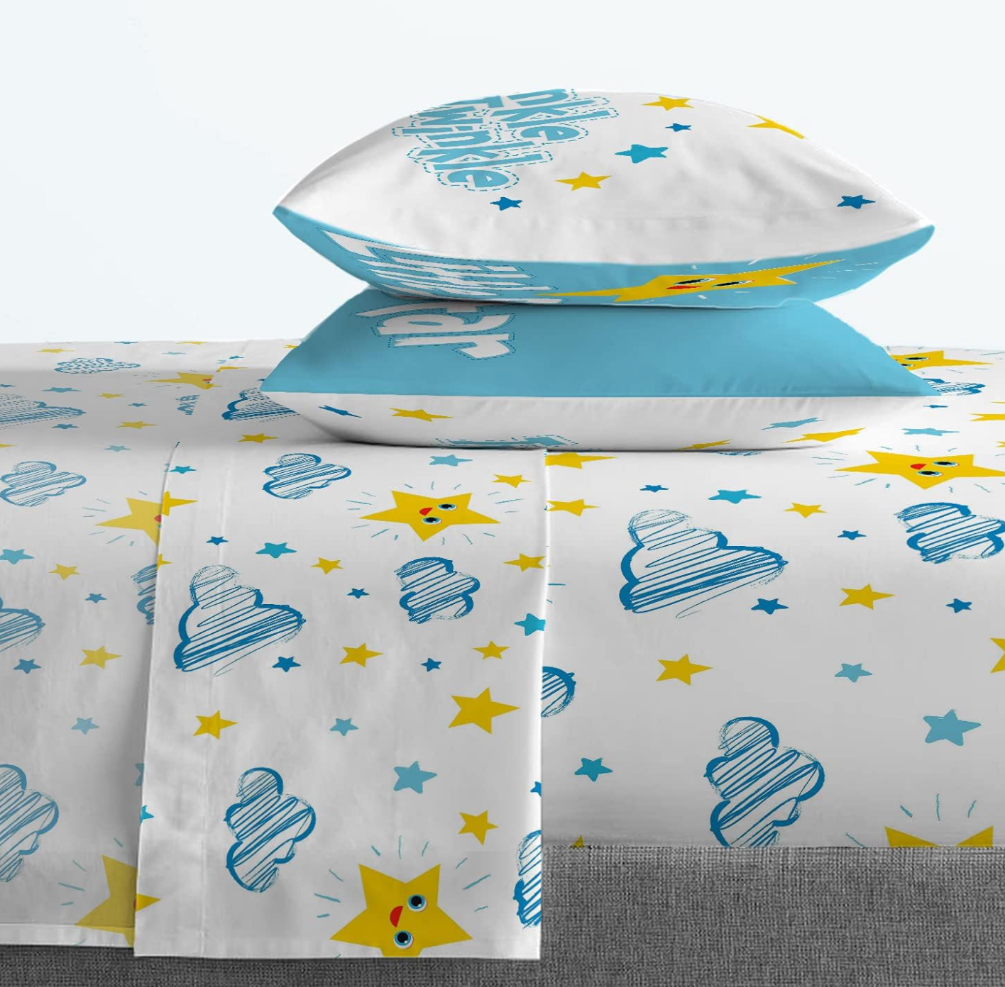 CoComelon Little Star 7 Piece Full Size Bedding Comforter Set