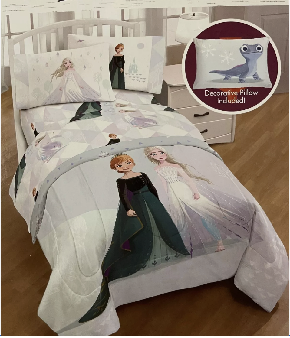 8 Pieces Frozen II Full Size Comforter Bedding Set