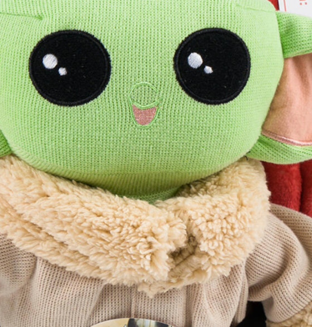 Star Wars Baby Yoda Doll Hugger & 40"x50" Fleece Throw Blanket & Body Pillow