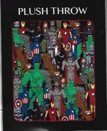 Marvel Avengers Super Soft Fleece Throw 46"x60" Blanket