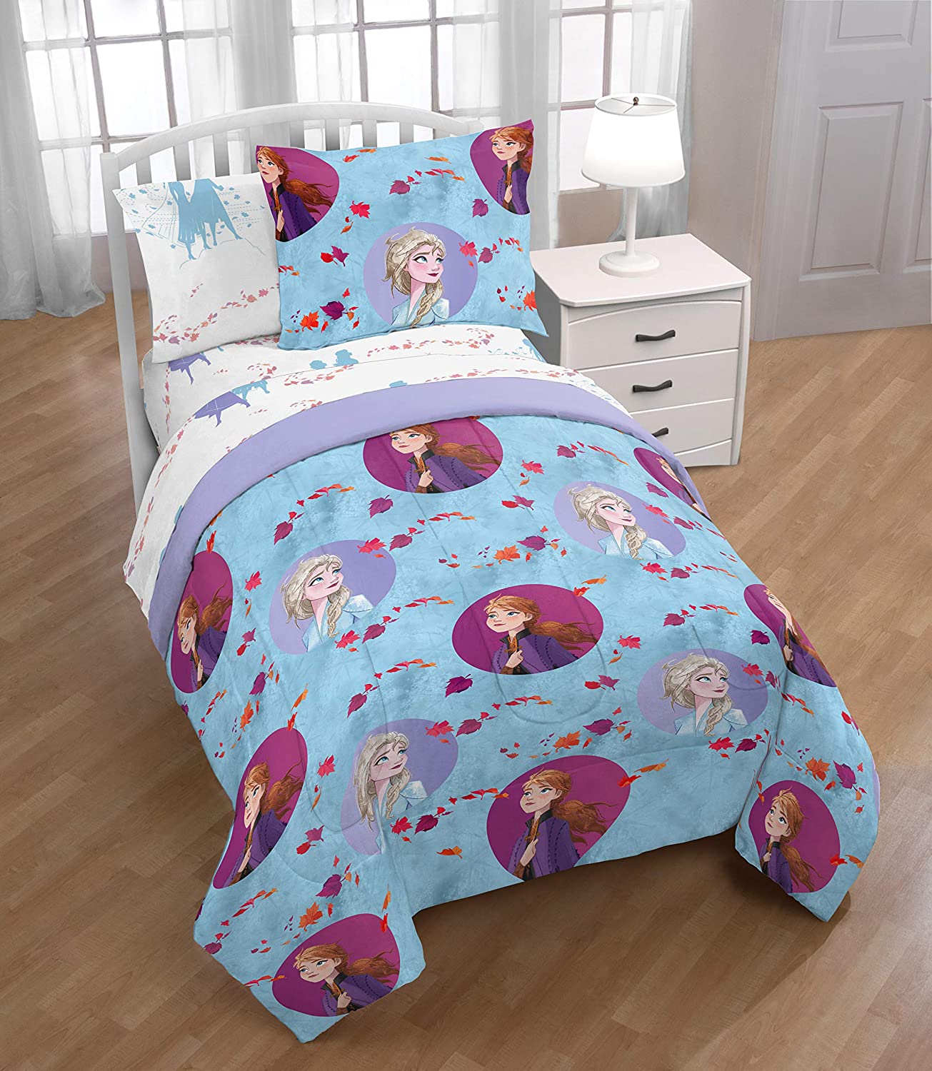 Jay Franco Disney Frozen 2 Sister Dots Full Comforter Only