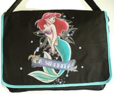 Disney Princess Ariel The Little Mermaid Messenger Tote Bag ~ La Sirenita