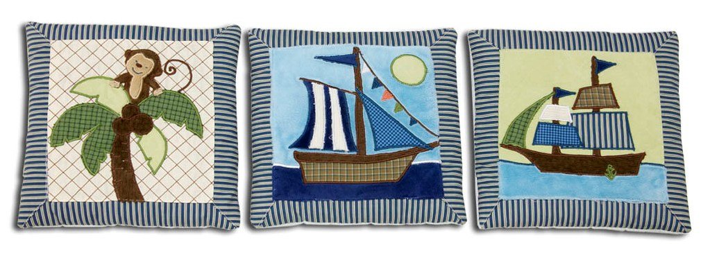 NoJo Ahoy Mate 3 Piece Wall Hanging Set