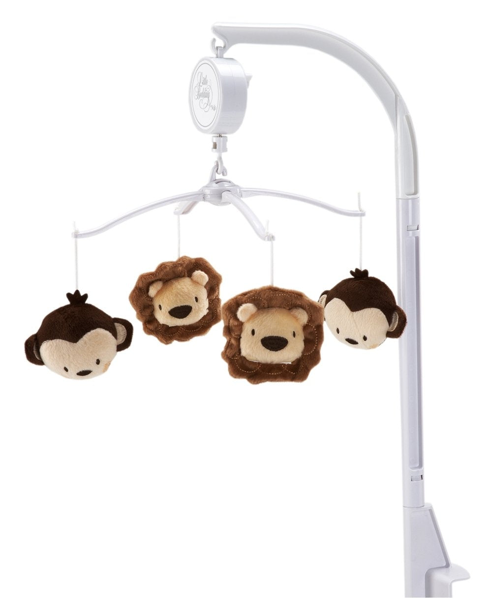 NoJo Monkey Lion Alexis Garden Plush Musical Mobile