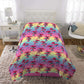 Trolls World Tour Twin Reversible Comforter Kids Bedding Rainbow