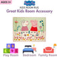 Peppa Pig & Suzie Kids Area Rug Room Decor 52" x 69" Non Skid Play Mat