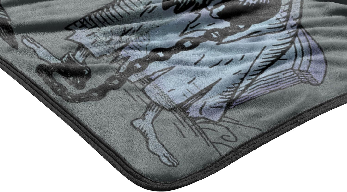 Haunted Mansion Soft Silky Fleece Throw 46"x60" Kids Blanket