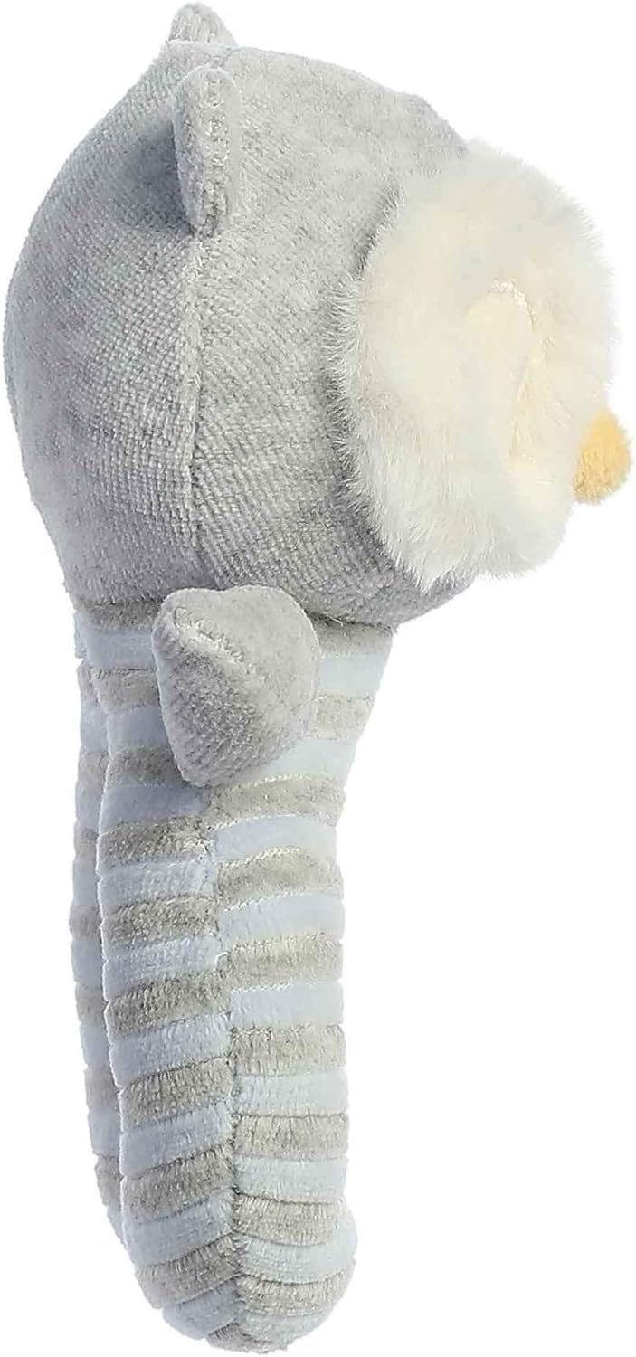 Ebba - Naturally Baby - 6" Naturally Hoot Baby Ring Rattle