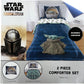 Star Wars Mandalorian Twin/Full Reversible Comforter and Sham 2 piece set