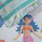 Full Dream Factory Mermaid 7-piece Bed in a Bag Bedding Set