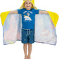 Bath or Beach Hooded Towel Wrap 24"x50" SpongeBob SquarePants Kids Cotton Terry Towel