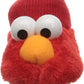 Sesame Street Unisex-Toddler ELMO Puppet Slipper, Red, 7/8 Child US Toddler