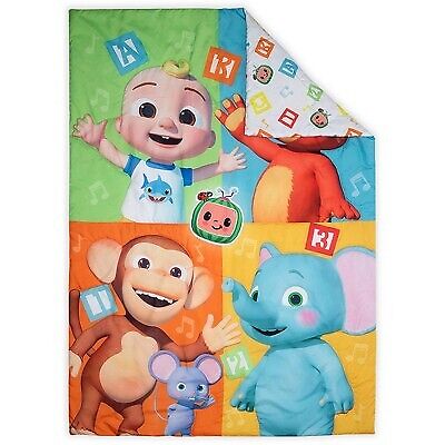 Cocomelon Toddler - Crib Size Bedding Comforter Set
