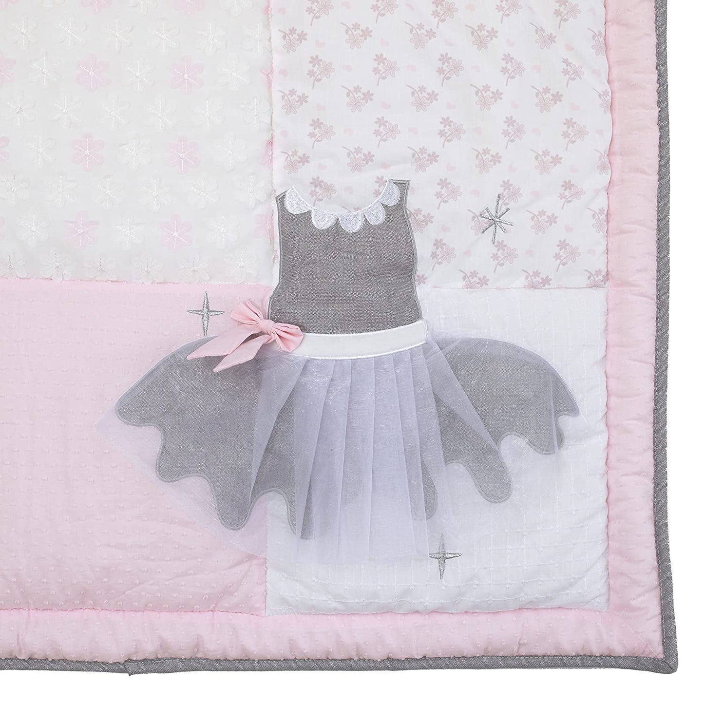 NoJo Ballerina Bows Nursery Gift (Crib Comforter Only)