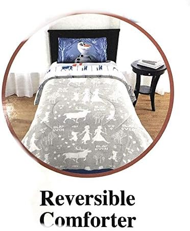 Twin/Full Reversible Comforter Sham Set Olaf Frozen II