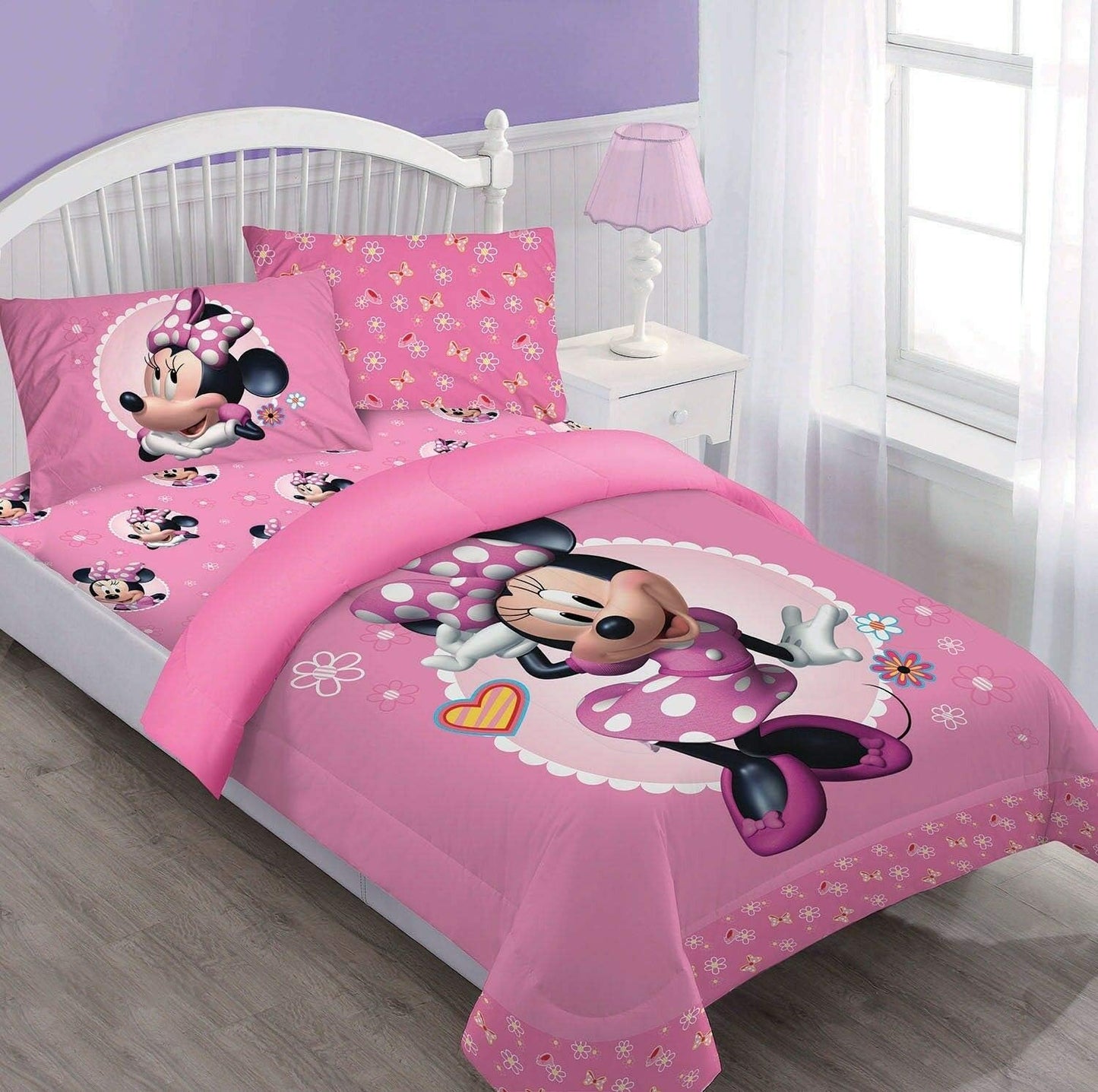 Minnie Mouse Comforter Set Minnie Bowtiful Dreamer Full Size Bedding 4 Pieces