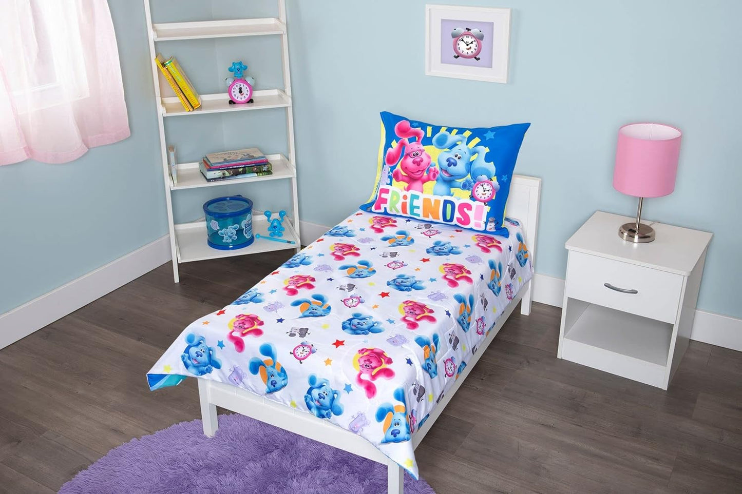 4 Piece Blues Clues Toddler - Crib Size Bedding Comforter Set