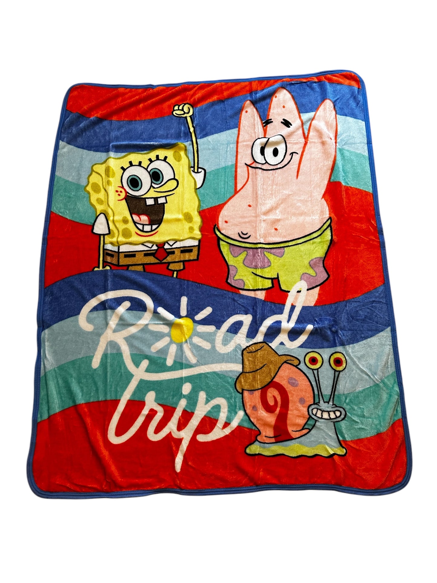 SpongeBob Soft Silky Fleece Throw 40"x50" Kids Blanket