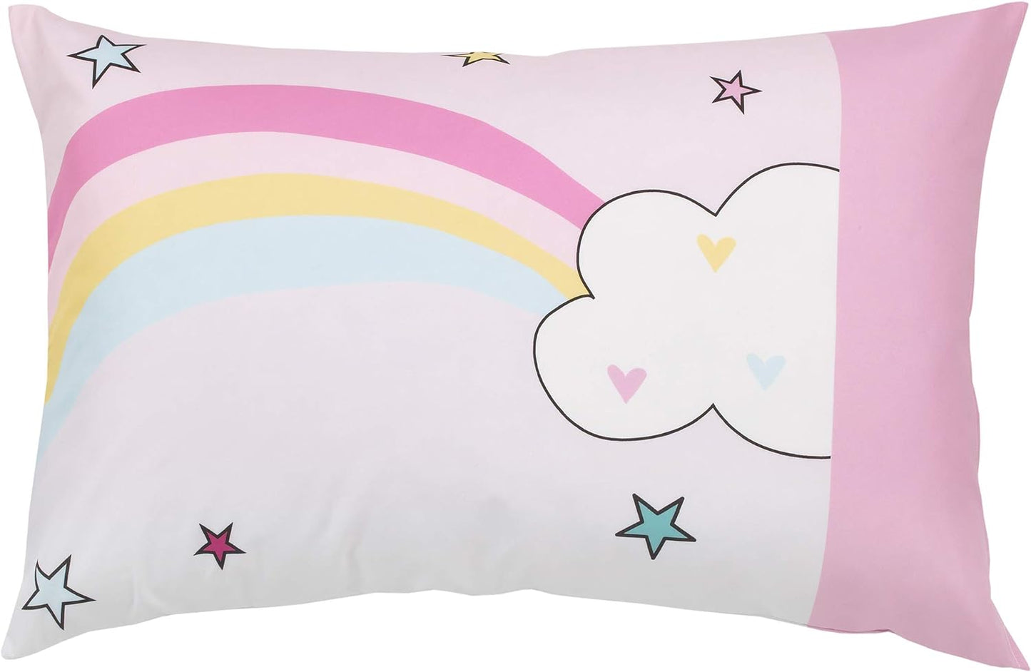 Caticorn Girl Power Pink Unicorn Toddler - Crib Size Bedding Comforter Set