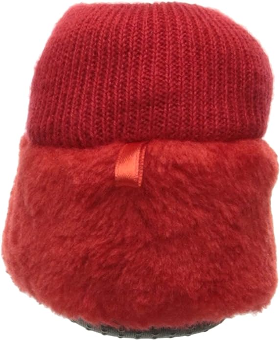 Sesame Street Unisex-Toddler ELMO Puppet Slipper, Red, 7/8 Child US Toddler