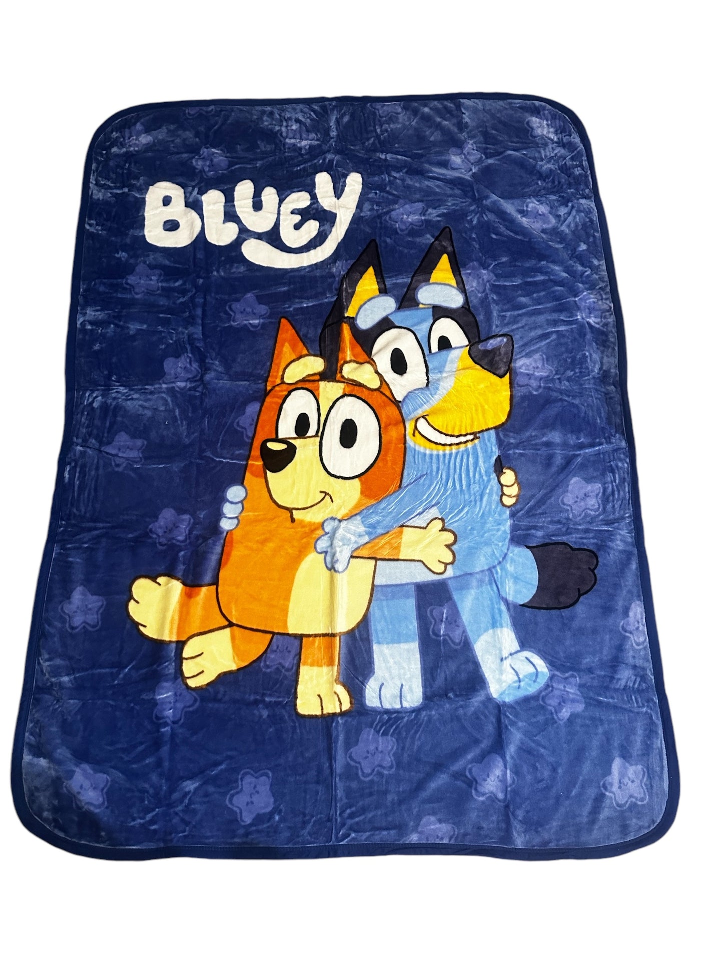 Bluey & Bingo Twin Plush Blanket Super Soft "Hug Fest"