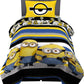 Minions The Rise Of Gru Twin Comforter Set 4 Piece Bed in a Bag