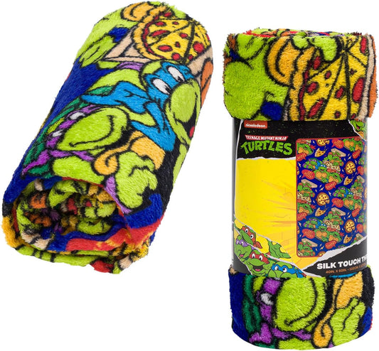 TMNT Teenage Mutant Ninja Turtles Kids Blanket Fleece Throw 40"x50"