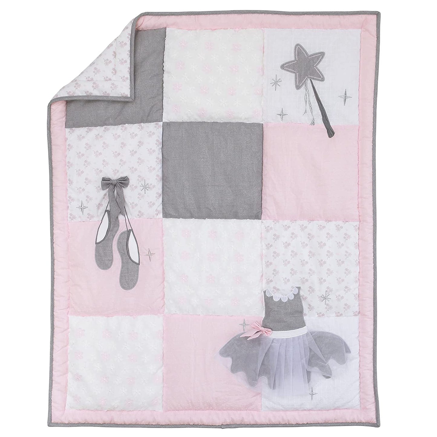 NoJo Ballerina Bows Nursery Gift (Crib Comforter Only)