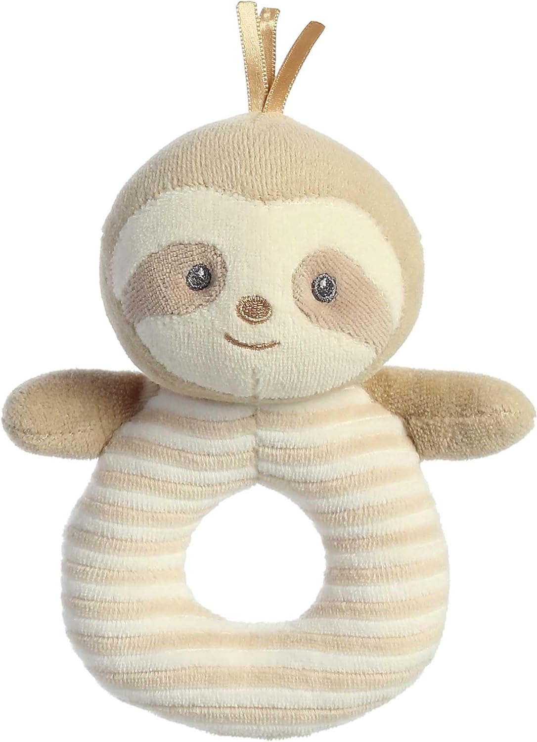 Ebba - Naturally Baby - 6" Naturally Sam Baby Ring Rattle
