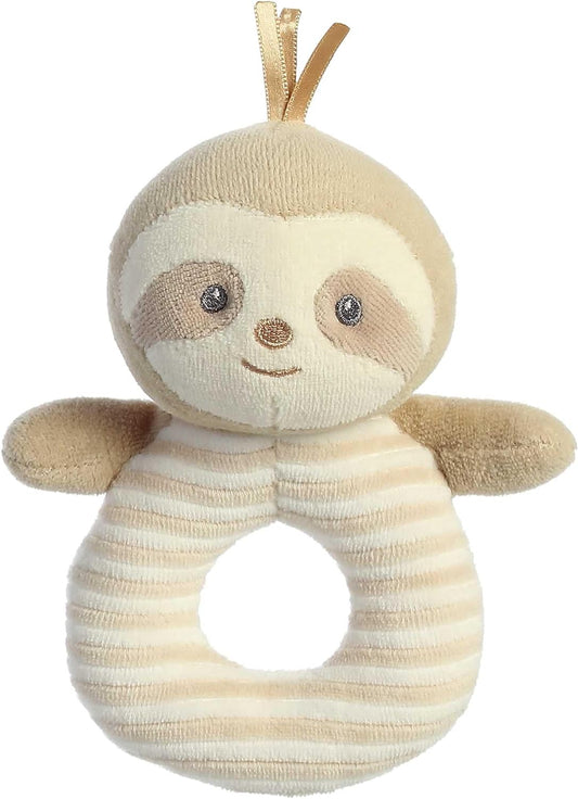 Ebba - Naturally Baby - 6" Naturally Sam Baby Ring Rattle