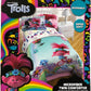 Trolls World Tour Super Soft Twin Reversible Comforter Kids Bedding Aqua