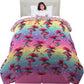 Trolls World Tour Twin Reversible Comforter Kids Bedding Rainbow