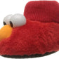 Sesame Street Unisex-Toddler ELMO Puppet Slipper, Red, 7/8 Child US Toddler